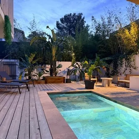 Vila Bord De Avec Piscine Et Jardin Tropical - Seaside With Pool And Tropical Garden *